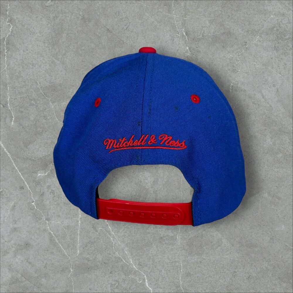 Mitchell & Ness Buffalo Bills Side Patch NFL Football Embroidered Snap Back Hat - Picture 4 of 7